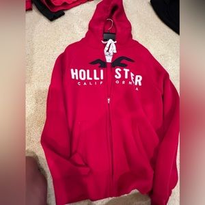 Hollister zipfront hoodie for men
